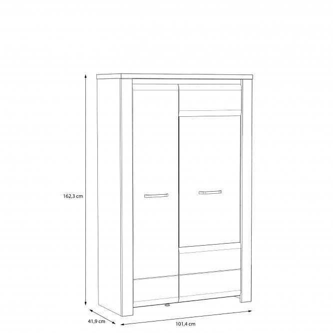 Вітрина BRUGIA Forte 101.4x162.3x41.9 (BUGV621LB-C638)