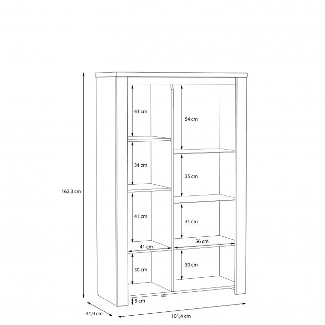 Вітрина BRUGIA Forte 101.4x162.3x41.9 (BUGV621LB-C638)