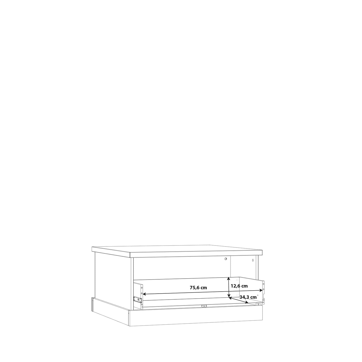 Кавовий столик KASZIMIR Forte 85.0x43.4x85.0 (CFTT5014-M328)