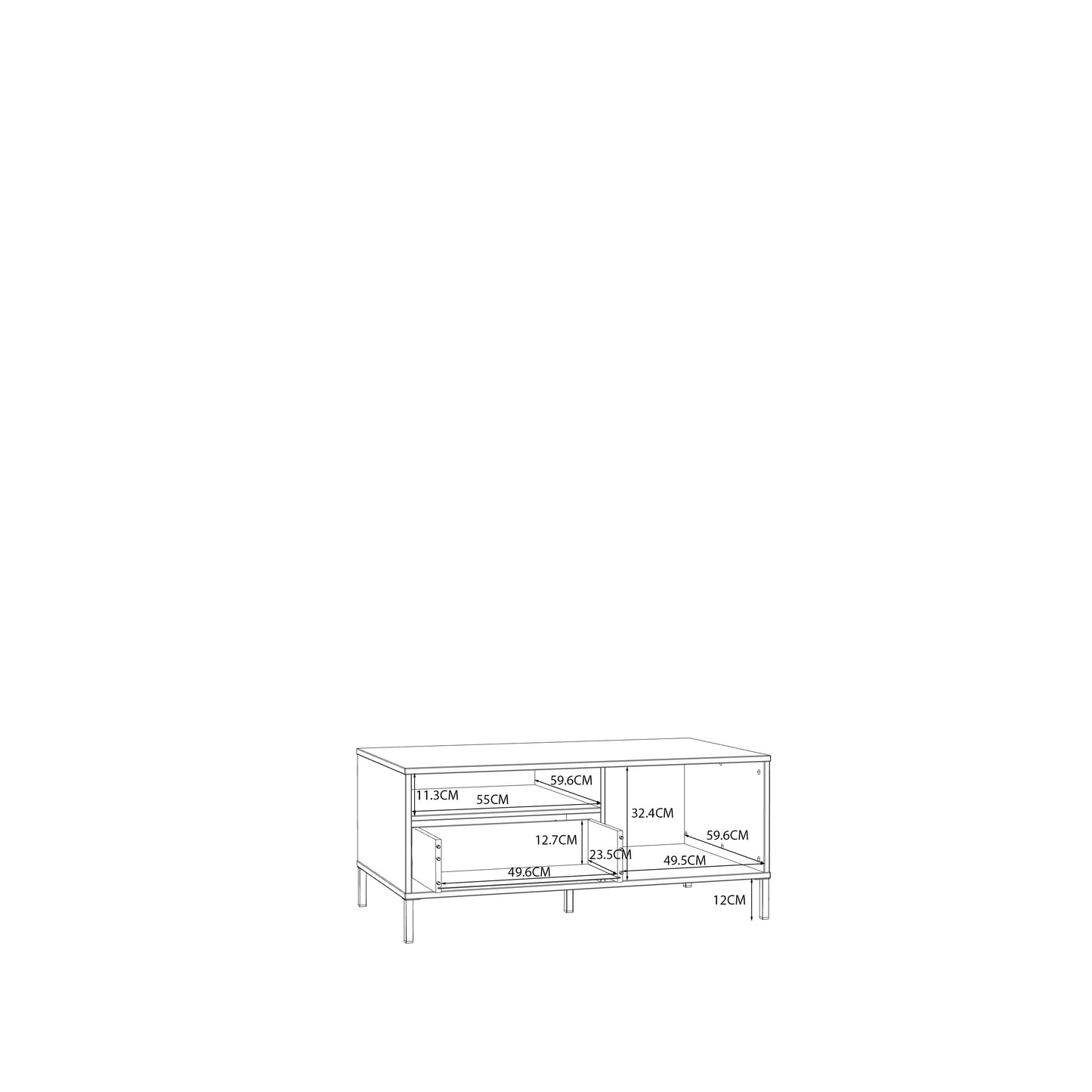 Кавовий столик SALVATRICE Forte 110.0x48.0x60.0 (CFTT5167-U60)