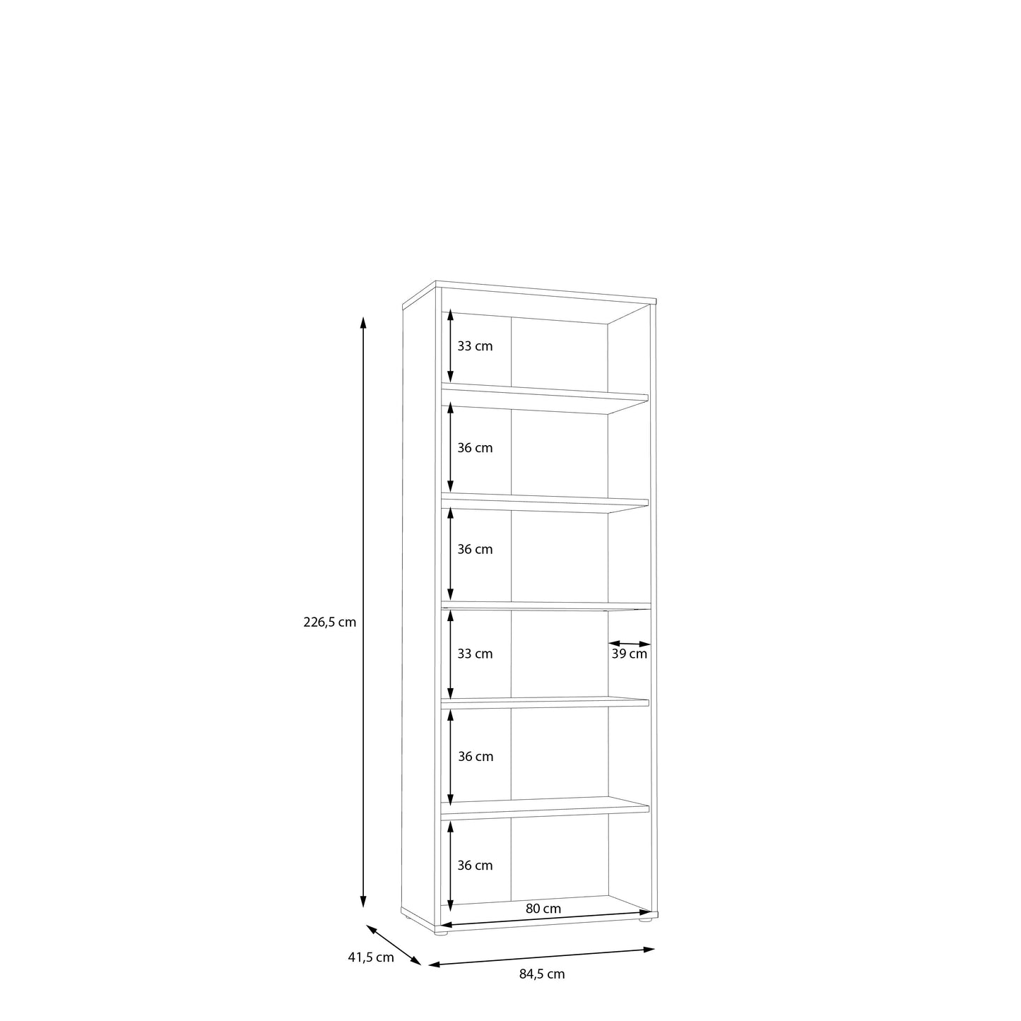 Шафа KEFLAVIK Forte 41.5x226.5x84.5 (KFLR821-C881)