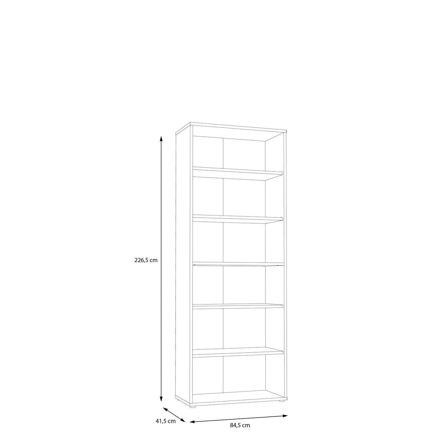 Шафа для документів KEFLAVIK Forte 41.5x226.5x84.5 (KFLR823-C881)