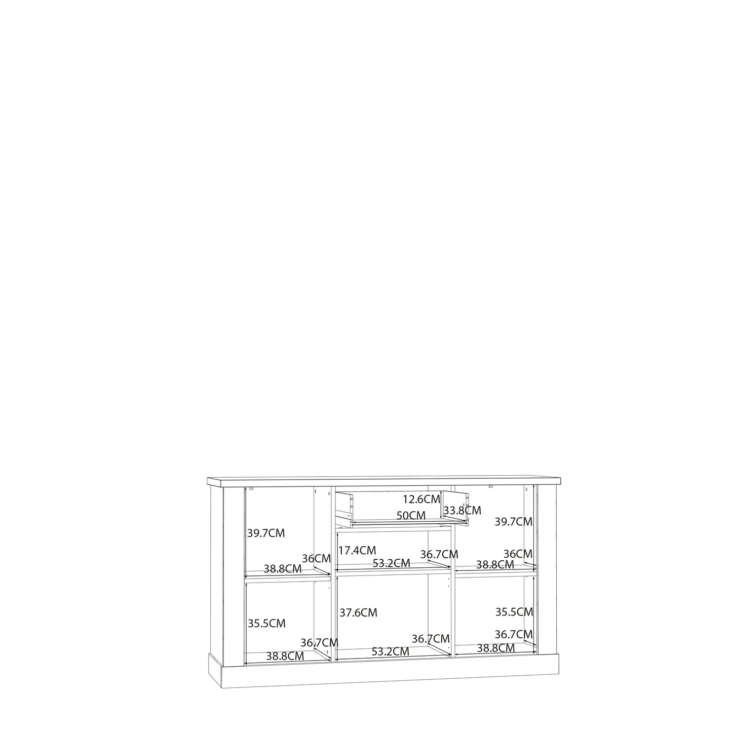 Комод Bickerton Forte 155.6x89.7x42.0 (RVSK231-D78)