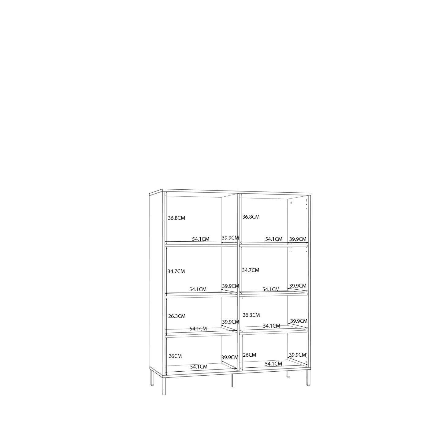 Комод SALVATRICE Forte 113.7x144.0x41.5 (SVTK421-U60)